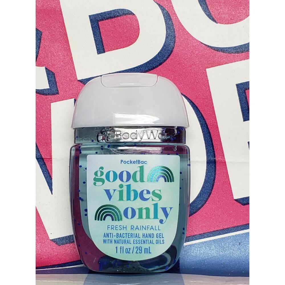 BBW Good Vibes Only Fresh Rainfall PocketBac Refill x4 Packs Total
